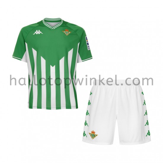 Real Betis Voetbalshirt Kleuters/Kids Thuis Tenue 2021-2022 Korte Mouw
