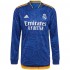 Real Madrid Voetbalshirt Uit Tenue 2021-2022 Lange Mouw