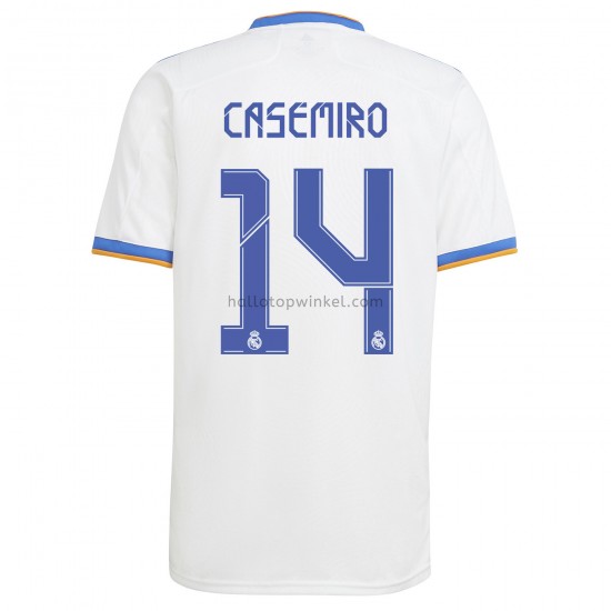 Real Madrid Voetbalshirt Casemiro 14 Thuis Tenue 2021-2022 Korte Mouw