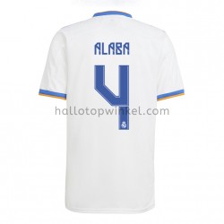 Real Madrid Voetbalshirt David Alaba 4 Thuis Tenue 2021-2022 Korte Mouw