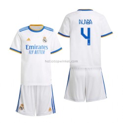 Real Madrid Voetbalshirt David Alaba 4 Kleuters/Kids Thuis Tenue 2021-2022 Korte Mouw