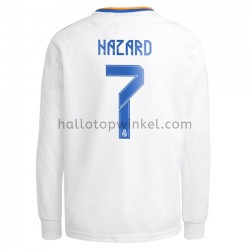Real Madrid Voetbalshirt Eden Hazard 7 Thuis Tenue 2021-2022 Lange Mouw