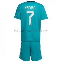 Real Madrid Voetbalshirt Eden Hazard 7 Kleuters/Kids Derde Tenue 2021-2022 Korte Mouw