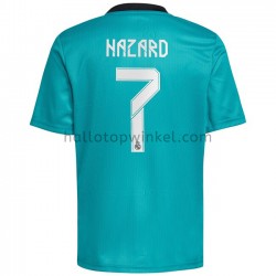 Real Madrid Voetbalshirt Eden Hazard 7 Derde Tenue 2021-2022 Korte Mouw