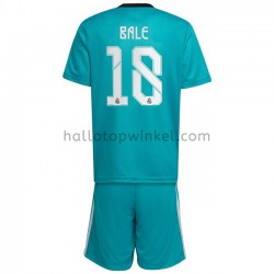 Real Madrid Voetbalshirt Gareth Bale 18 Kleuters/Kids Derde Tenue 2021-2022 Korte Mouw