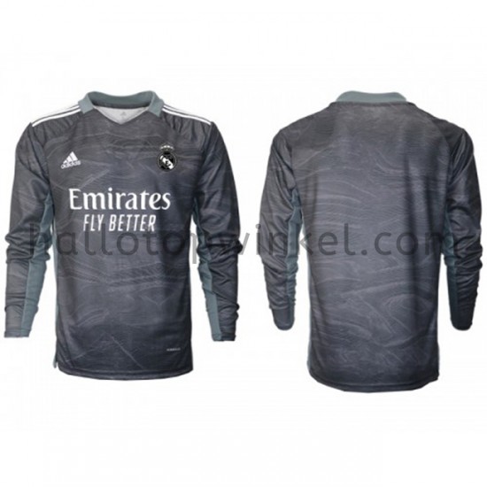 Real Madrid Voetbalshirt Doelman Thuis Tenue 2021-2022 Lange Mouw