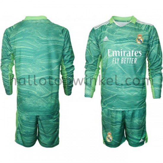 Real Madrid Voetbalshirt Doelman Kleuters/Kids Derde Tenue 2021-2022 Lange Mouw