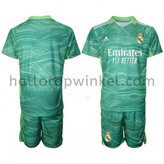Real Madrid Voetbalshirt Doelman Kleuters/Kids Derde Tenue 2021-2022 Korte Mouw