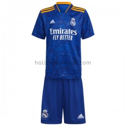 Real Madrid Voetbalshirt Kleuters/Kids Uit Tenue 2021-2022 Korte Mouw