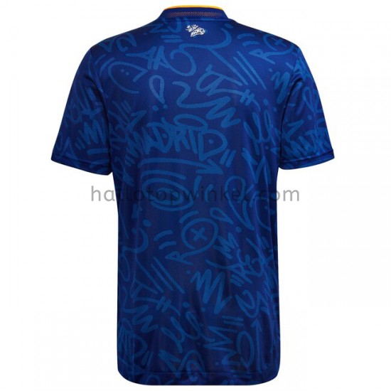 Real Madrid Voetbalshirt Kleuters/Kids Uit Tenue 2021-2022 Korte Mouw