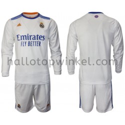 Real Madrid Voetbalshirt Kleuters/Kids Thuis Tenue 2021-2022 Lange Mouw