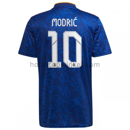Real Madrid Voetbalshirt Luka Modrić 10 Uit Tenue 2021-2022 Korte Mouw