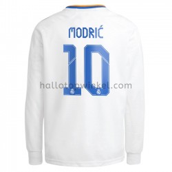 Real Madrid Voetbalshirt Luka Modrić 10 Thuis Tenue 2021-2022 Lange Mouw
