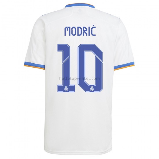 Real Madrid Voetbalshirt Luka Modrić 10 Thuis Tenue 2021-2022 Korte Mouw