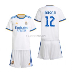 Real Madrid Voetbalshirt Marcelo 12 Kleuters/Kids Thuis Tenue 2021-2022 Korte Mouw