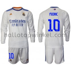 Real Madrid Voetbalshirt Modric 10 Kleuters/Kids Thuis Tenue 2021-2022 Lange Mouw