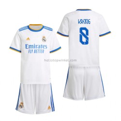 Real Madrid Voetbalshirt Toni Kroos 8 Kleuters/Kids Thuis Tenue 2021-2022 Korte Mouw