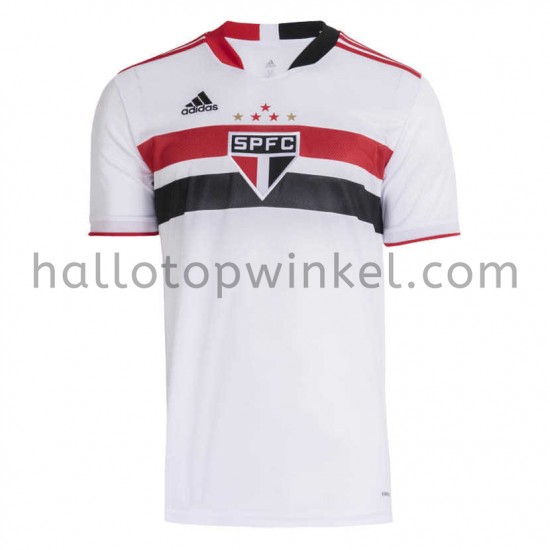 São Paulo Voetbalshirt Thuis Tenue 2021-2022 Korte Mouw