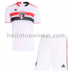 São Paulo Voetbalshirt Kleuters/Kids Thuis Tenue 2021-2022 Korte Mouw