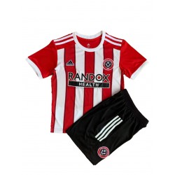 Sheffield United Voetbalshirt Kleuters/Kids Thuis Tenue 2021-2022 Korte Mouw