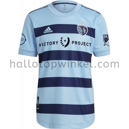 Sporting Kansas City Voetbalshirt Thuis Tenue 2021-2022 Korte Mouw