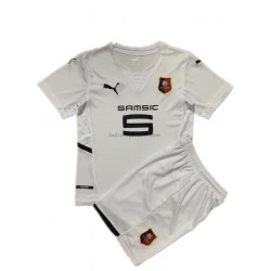 Stade Rennais Voetbalshirt Kleuters/Kids Uit Tenue 2021-2022 Korte Mouw