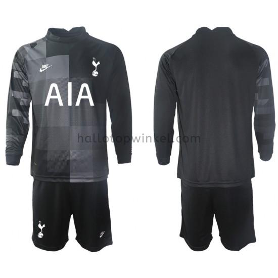 Tottenham Hotspur Voetbalshirt Doelman Kleuters/Kids Uit Tenue 2021-2022 Lange Mouw