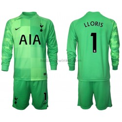 Tottenham Hotspur Voetbalshirt Hugo Lloris 1 Doelman Kleuters/Kids Thuis Tenue 2021-2022 Lange Mouw