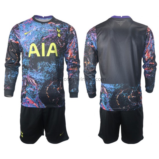 Tottenham Hotspur Voetbalshirt Kleuters/Kids Uit Tenue 2021-2022 Lange Mouw