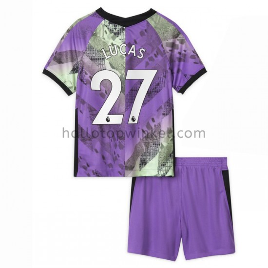 Tottenham Hotspur Voetbalshirt Lucas Moura 27 Kleuters/Kids Derde Tenue 2021-2022 Korte Mouw