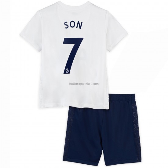 Tottenham Hotspur Voetbalshirt Son Heung-min 7 Kleuters/Kids Thuis Tenue 2021-2022 Korte Mouw