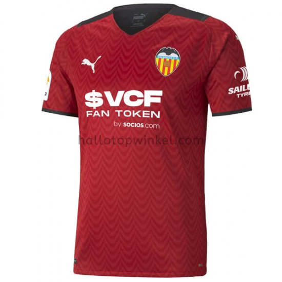 Valencia CF Voetbalshirt Uit Tenue 2021-2022 Korte Mouw