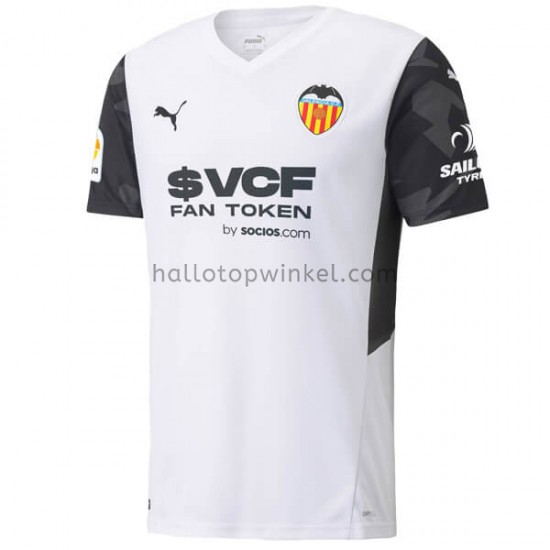 Valencia CF Voetbalshirt Thuis Tenue 2021-2022 Korte Mouw
