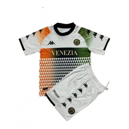 Venezia Voetbalshirt Kleuters/Kids Uit Tenue 2021-2022 Korte Mouw