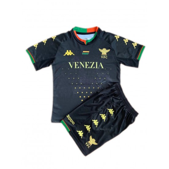 Venezia Voetbalshirt Kleuters/Kids Thuis Tenue 2021-2022 Korte Mouw