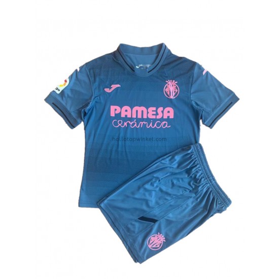 Villarreal CF Voetbalshirt Kleuters/Kids Derde Tenue 2021-2022 Korte Mouw