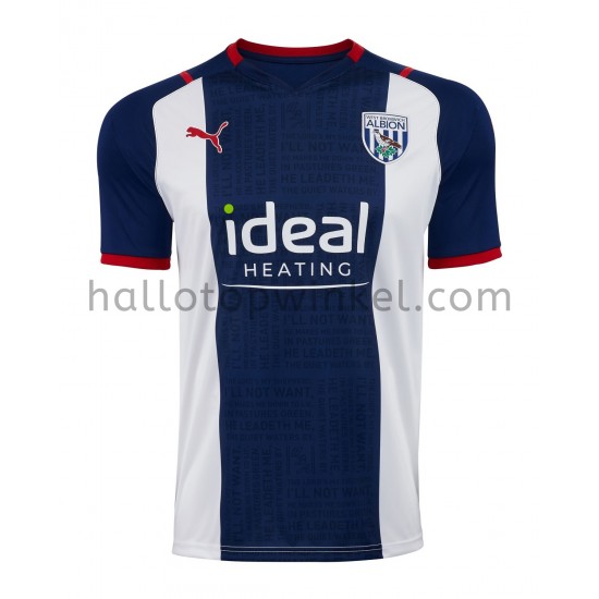 West Bromwich Albion Voetbalshirt Thuis Tenue 2021-2022 Korte Mouw