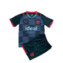 West Bromwich Albion Voetbalshirt Kleuters/Kids Uit Tenue 2021-2022 Korte Mouw