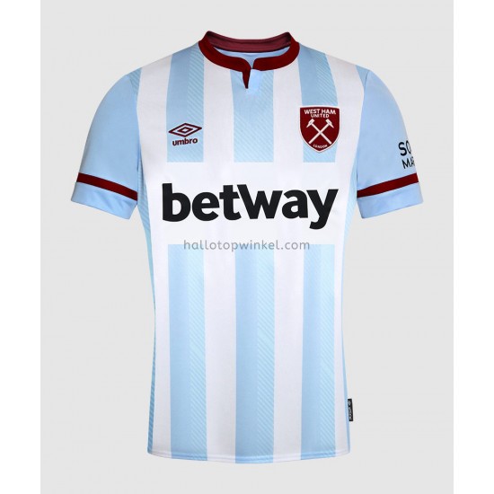 West Ham United Voetbalshirt Uit Tenue 2021-2022 Korte Mouw