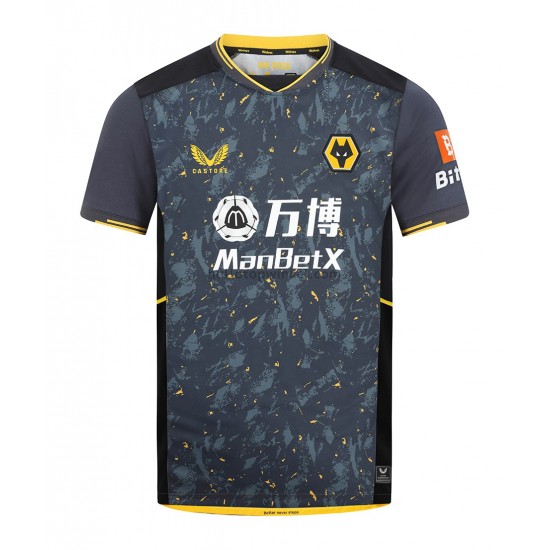 Wolverhampton Wanderers Voetbalshirt Uit Tenue 2021-2022 Korte Mouw