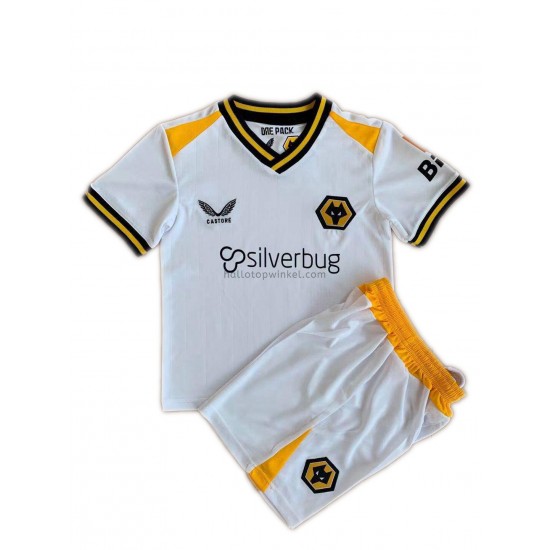 Wolverhampton Wanderers Voetbalshirt Kleuters/Kids Derde Tenue 2021-2022 Korte Mouw