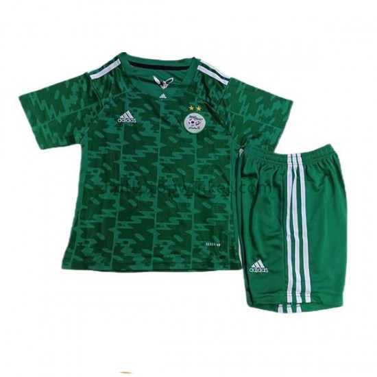 Algerije Voetbalshirt Kleuters/Kids Thuis Tenue 2021 Korte Mouw
