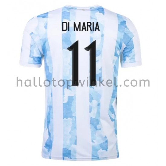 Argentinië Voetbalshirt Di Maria 11 Thuis Tenue 2021 Korte Mouw