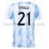 Argentinië Voetbalshirt Dybala 21 Thuis Tenue 2021 Korte Mouw