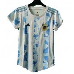 Argentinië Voetbalshirt Dames Thuis Tenue 2021 Korte Mouw