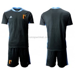 België Voetbalshirt Doelman Kleuters/Kids Thuis Tenue EK 2020 Korte Mouw