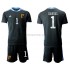 België Voetbalshirt Doelman Thibaut Courtois 1 Kleuters/Kids Thuis Tenue EK 2020 Korte Mouw