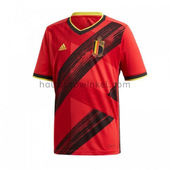 België Voetbalshirt Thuis Tenue EK 2020 Korte Mouw