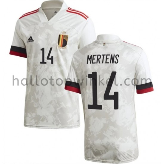 België Voetbalshirt Mertens 14 Uit Tenue EK 2020 Korte Mouw