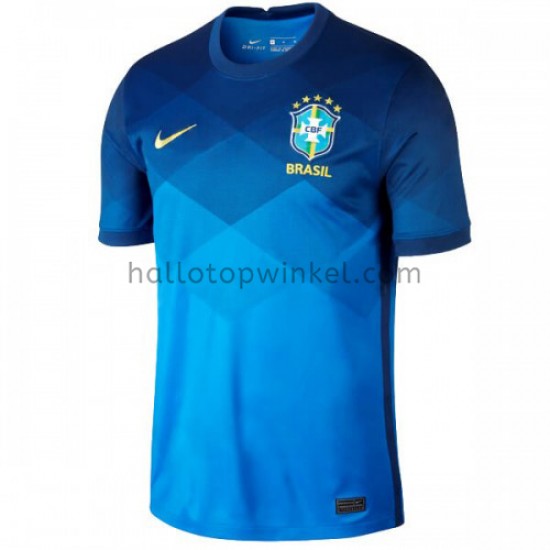 Brazilië Voetbalshirt Uit Tenue 2020-2021 Korte Mouw